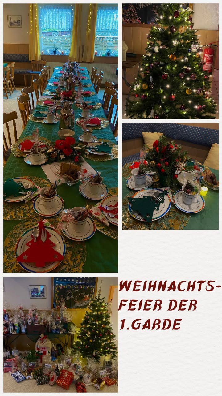 Heute wird bei der 1. Garde Schützengesellschaft ordentlich Weihnachten gefeiert 🎄✨